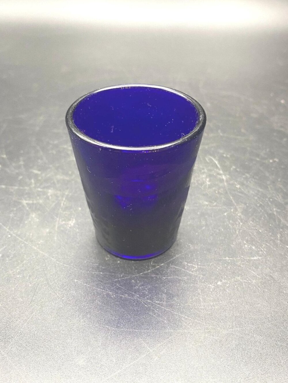 Cobalt Shot Glass Spacecraft
